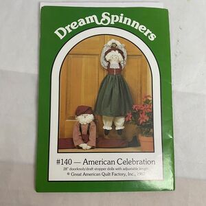 #6930 Dream Spinners American Celebration Doll Sewing Pattern
